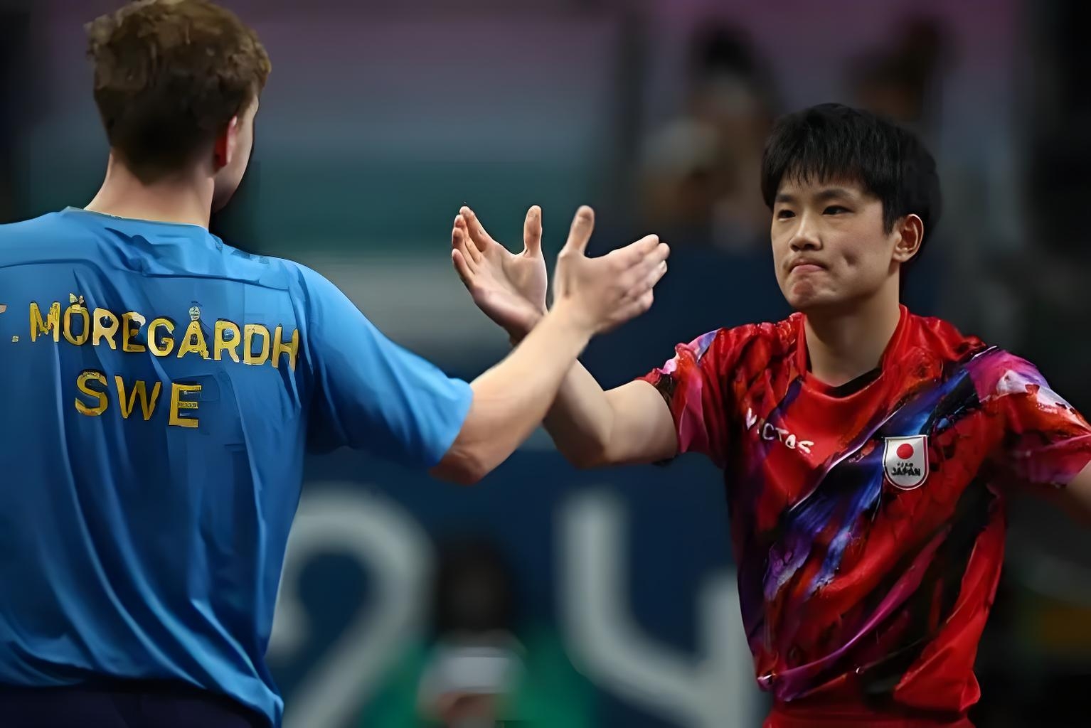 关于瑞典乒乓球队逆转奥地利乒乓球队，张继科送出助攻的信息